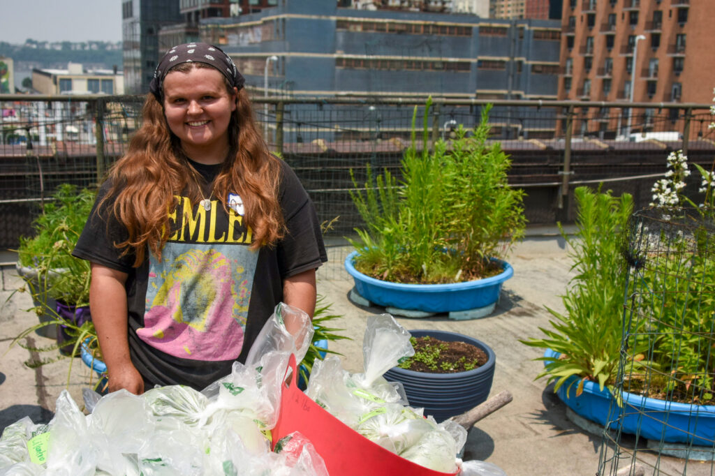 Chrisaleen Ciro is the food justice coordinator at Rauschenbusch Metro Ministries. Credit: Ryan Krugman/Inside Climate News