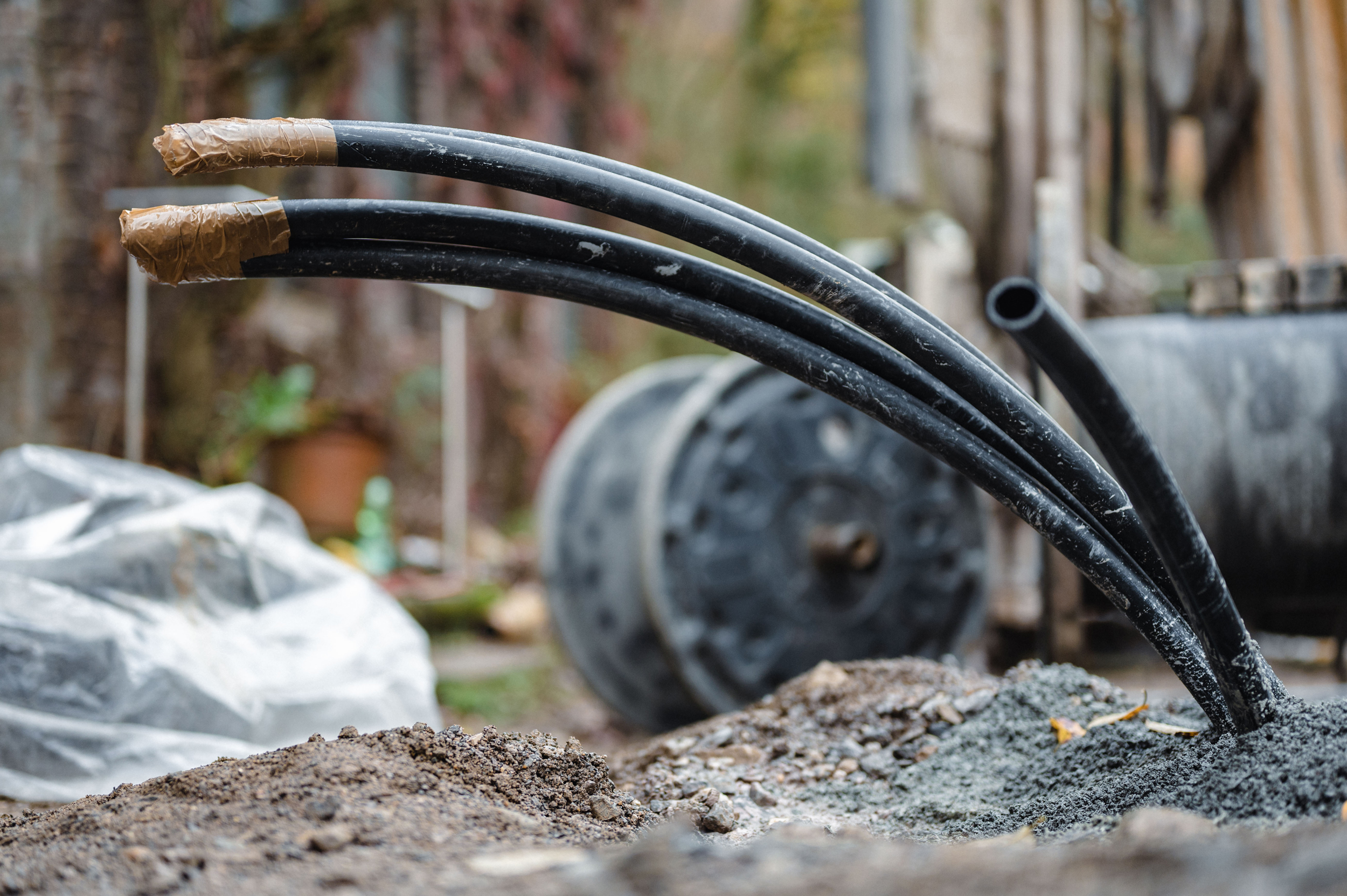 A draft budget bill would eliminate the residential clean energy credit that helps offset that cost of installing geothermal heating and cooling systems. Credit: Marius Becker/picture alliance via Getty Images