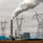 A lignite-fueled power plant is seen in Stanton, North Dakota, where air pollution in the state could be 13 percent higher in 2035 compared to what they would be under current policy. Credit: Jim West/UCG/Universal Images Group via Getty Images