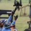 Employees of Bulldog Field Services work on plugging an orphan well for the Railroad Commission of Texas in Luling on March 27. Credit: Elizabeth Conley/Houston Chronicle via Getty Images