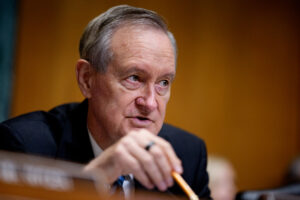 Chairman Sen. Mike Crapo (R-Idaho) speaks during a Senate Finance Committee hearing on June 12 in Washington, D.C. Credit: Andrew Harnik/Getty Images