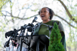 Rev. Mariama White-Hammond is a pastor at New Roots African Methodist Episcopal Church in Dorchester, Mass., and served as Chief of Environment, Energy, and Open Space for the City of Boston from 2021 to 2024. Credit: Joshua Qualls/Massachusetts Governor’s Press Office