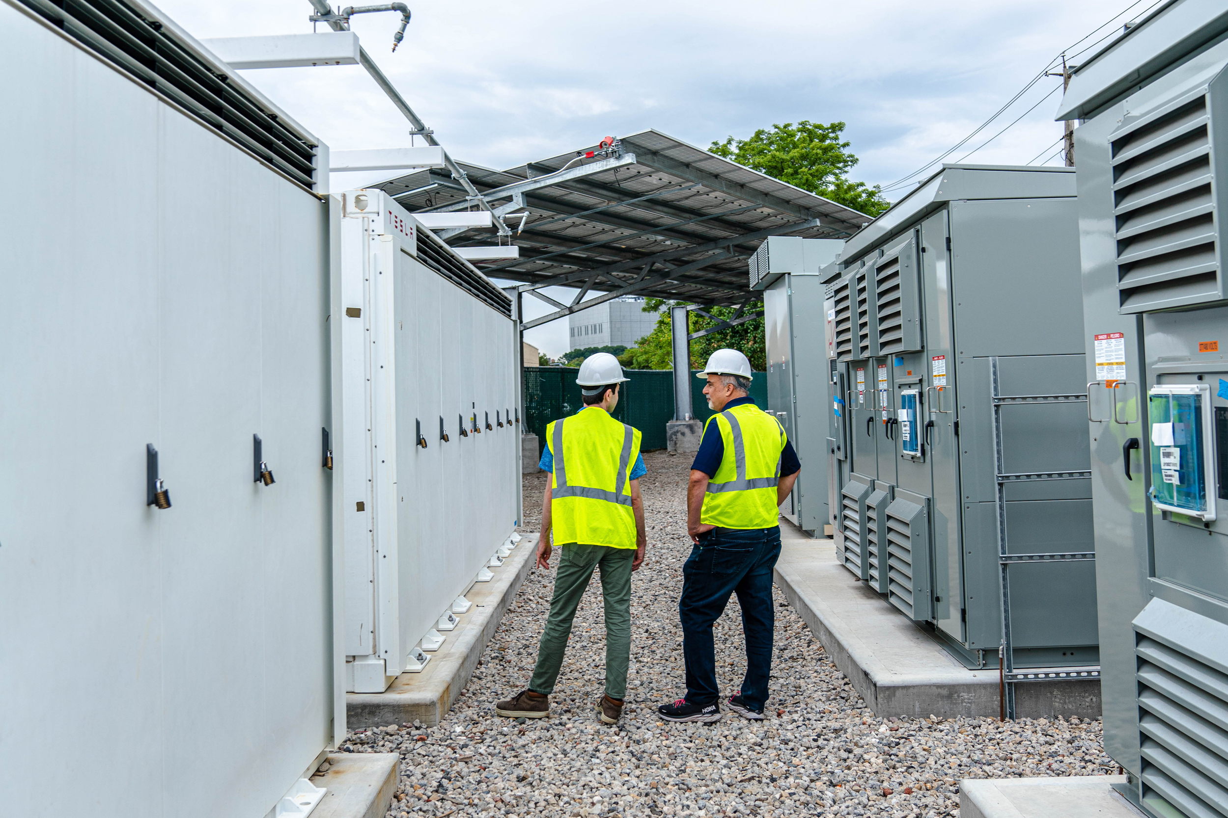 NineDot Energy’s battery storage and solar project in the Bronx, New York City. Credit: NineDot Energy