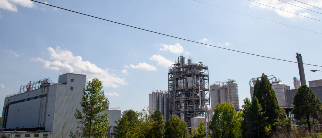 In 2023, StarPet released 656 pounds of 1,4-Dioxane into the air and sent a half ton of the toxic material to the Asheboro wastewater treatment plant, EPA data shows. Credit: Lisa Sorg/Inside Climate News