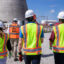 Nuclear Regulatory Commission officials visit Georgia’s Vogtle Nuclear Power Plant construction site in 2021. Credit: NRC