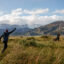 Researchers with SPUN gather mycorrhizal fungal samples in Tierra del Fuego, Chile. Credit: Mateo Barrenengoa/SPUN
