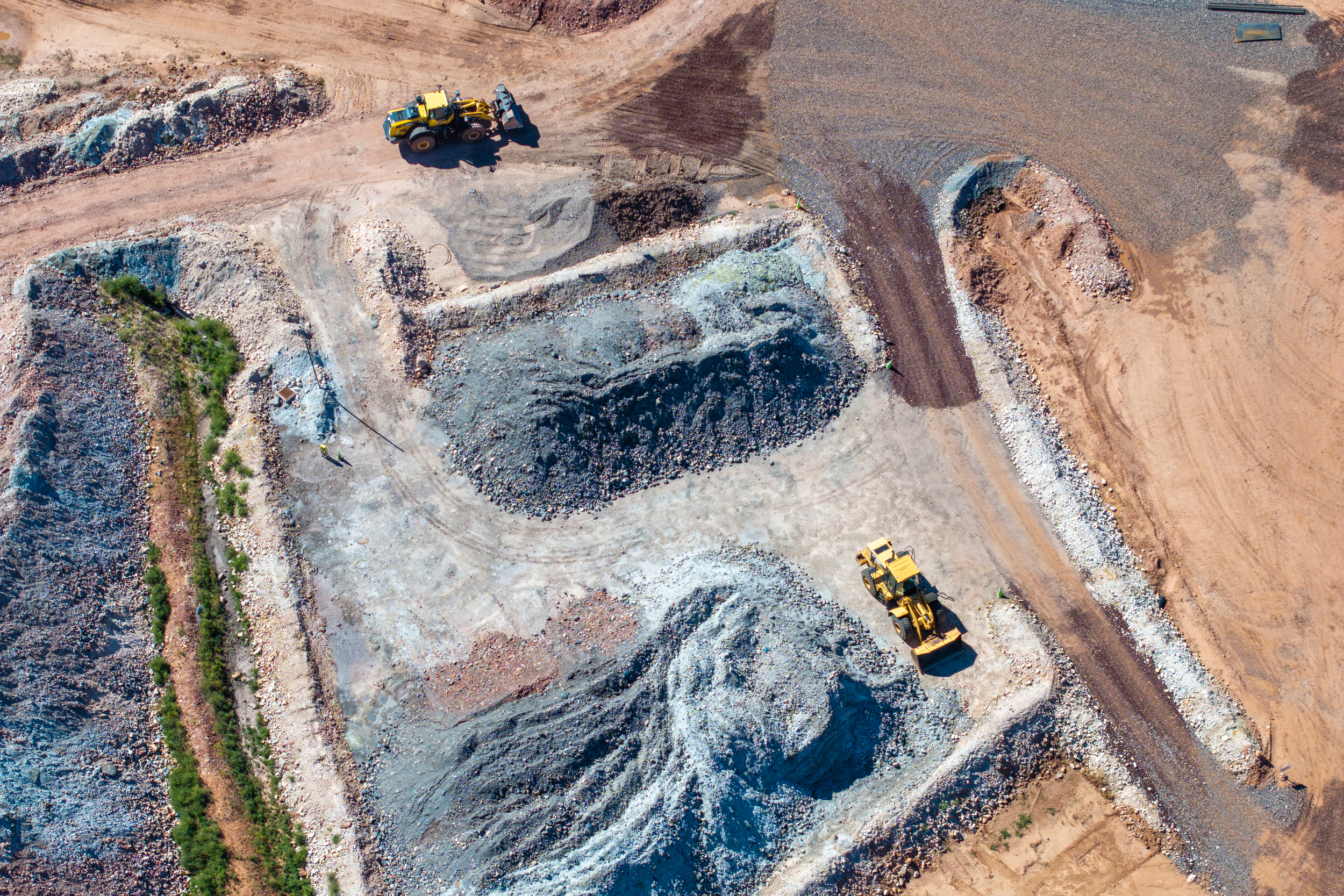 An aerial view of the Pinyon Plain Mine operating within the Ancestral Footprints of the Grand Canyon National Monument near Grand Canyon, Ariz. Credit: David McNew/Getty Images