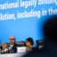 Chair Luis Vayas Valdivieso listens to a comment by a delegate during the fifth session of the U.N. Intergovernmental Negotiating Committee on Plastic Pollution in Busan, South Korea, on Dec. 1, 2024. Credit: Anthony Wallace/AFP via Getty Images