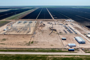 Hornet Solar in Swisher County, Texas, is the largest U.S. power plant to go online in the first six months of this year, based on its capacity of 600 megawatts. Credit: Vesper Energy