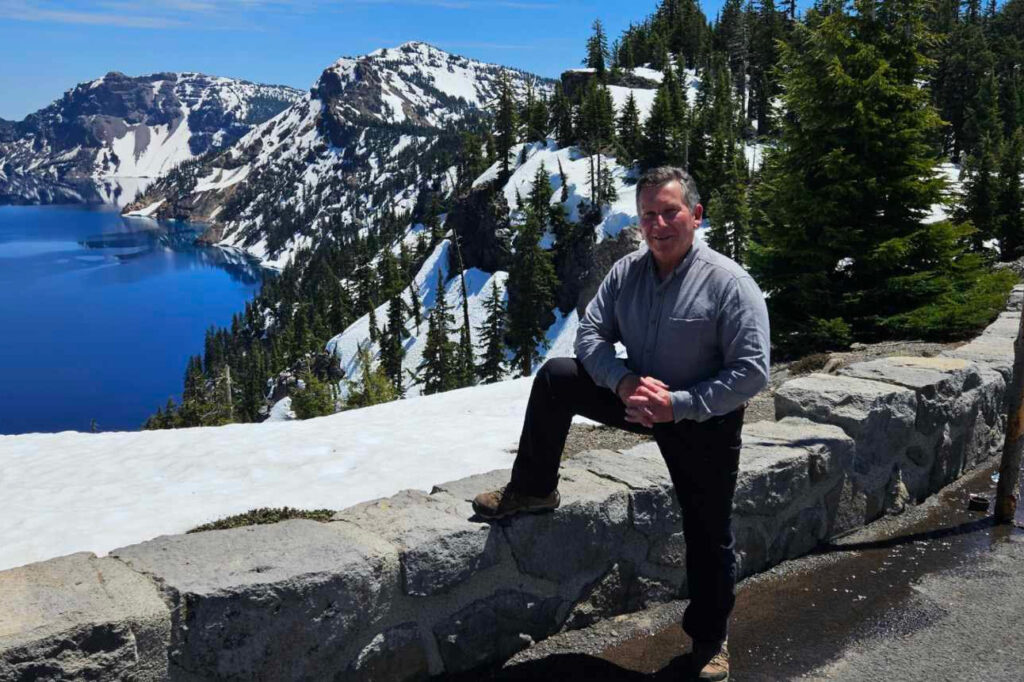 Kevin Heatley is the former superintendent of Crater Lake National Park in Oregon. Credit: Courtesy of Kevin Heatley