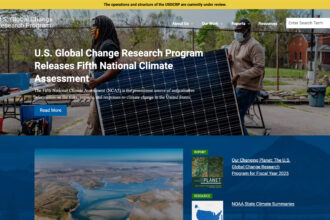 The homepage of globalchange.gov as it appeared early on June 30, archived by the Internet Archive’s Wayback Machine.