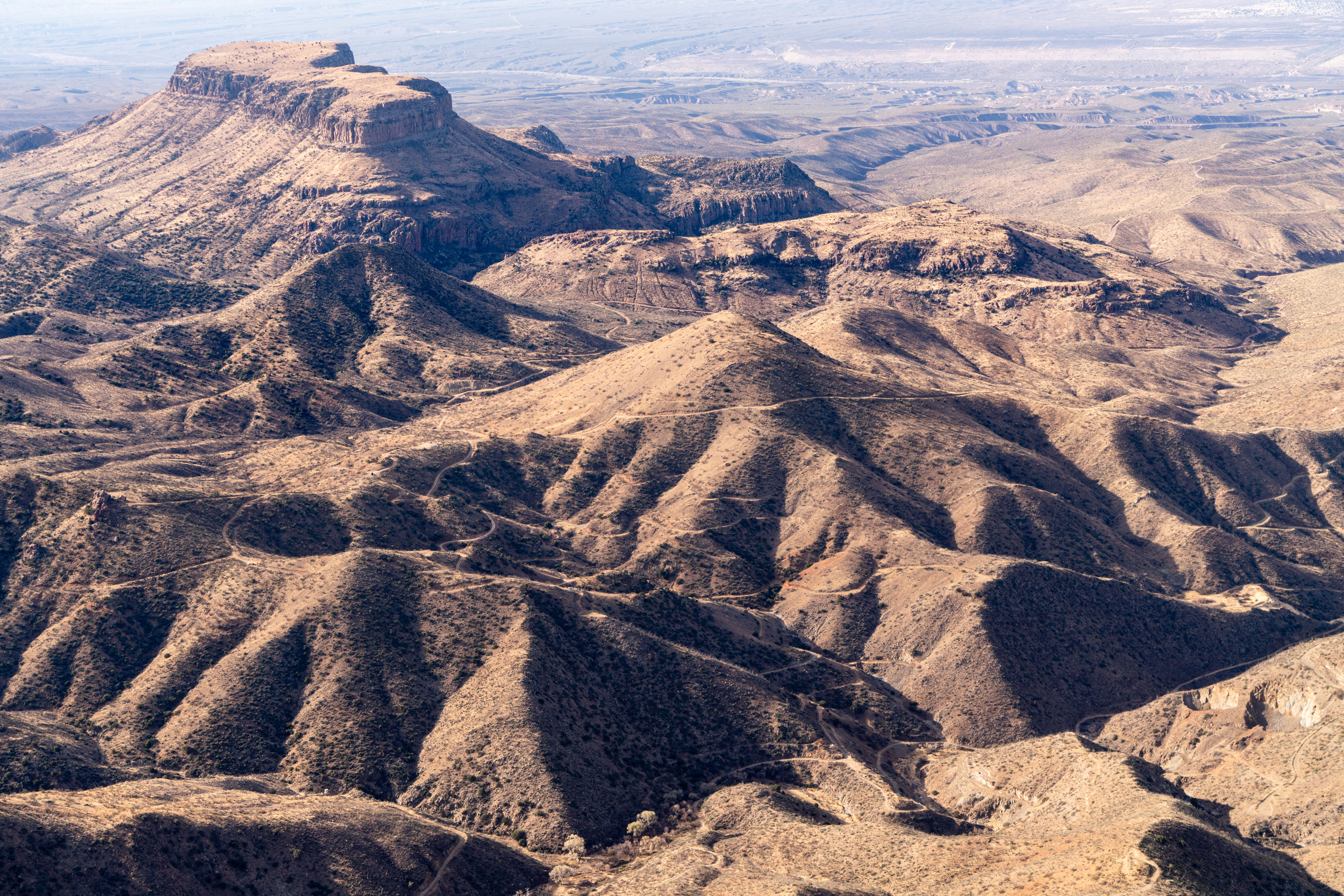 The Bureau of Land Management recently approved exploratory drilling for a proposed copper mine in the Galiuro Mountains, one of Arizona’s famed Sky Islands near the town of Mammoth. Opponents worry the mine will disrupt the regional water supply and the area’s famed biodiversity. Credit: EcoFlight