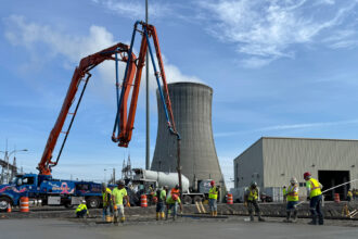 Nuclear Regulatory Commission inspectors visit the Nine Mile Point nuclear power plant expansion site in February in Oswego County, N.Y. Credit: Nuclear Regulatory Commission