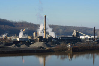 A view of the Shenango coke plant in Pittsburgh in December 2012. Credit: Allegheny County Clean Air Now