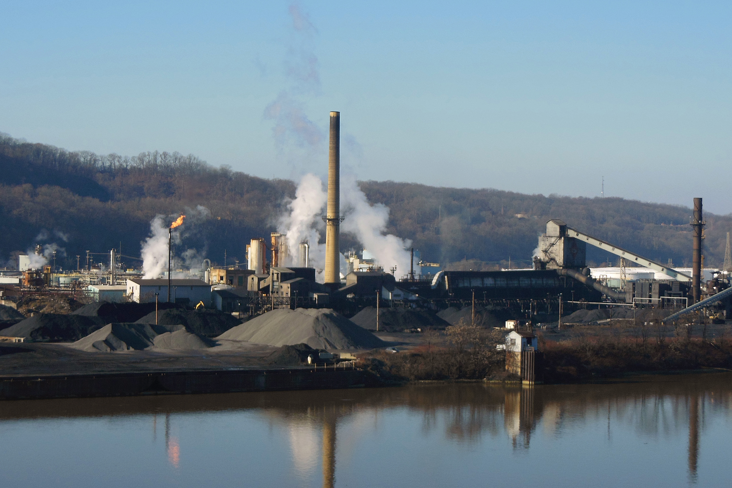 A view of the Shenango coke plant in Pittsburgh in December 2012. Credit: Allegheny County Clean Air Now