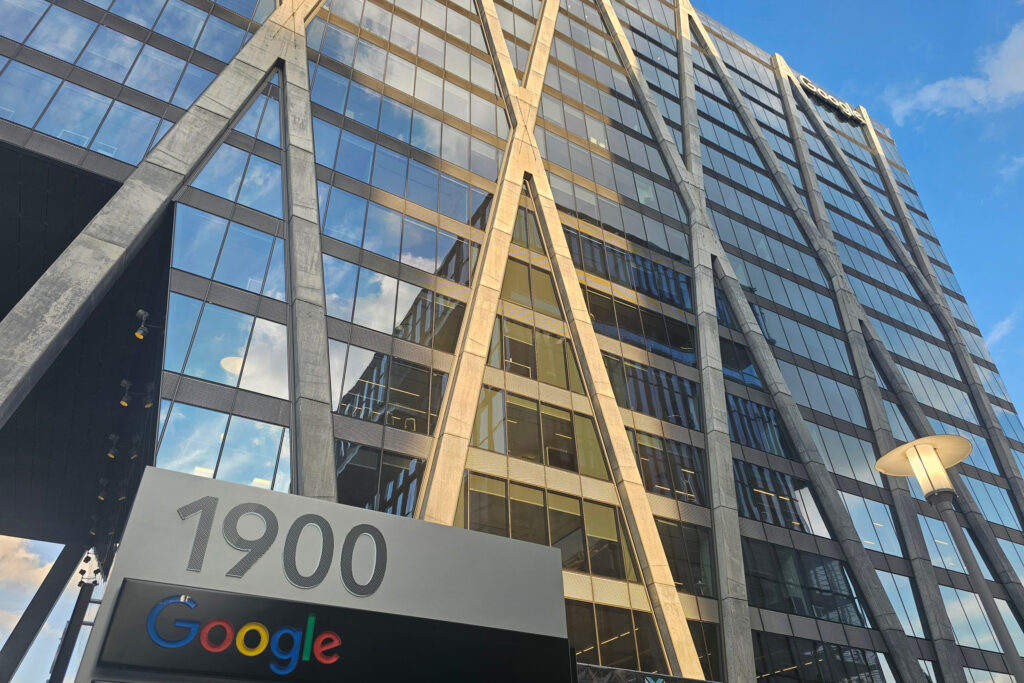 Google’s offices in Reston, Va. Credit: Charles Paullin/Inside Climate News