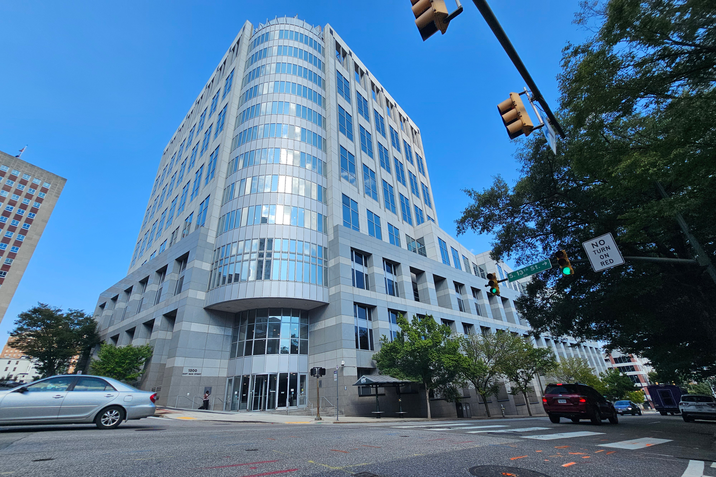 The State Corporation Commission offices are seen in downtown Richmond. Credit: Charles Paullin/Inside Climate News