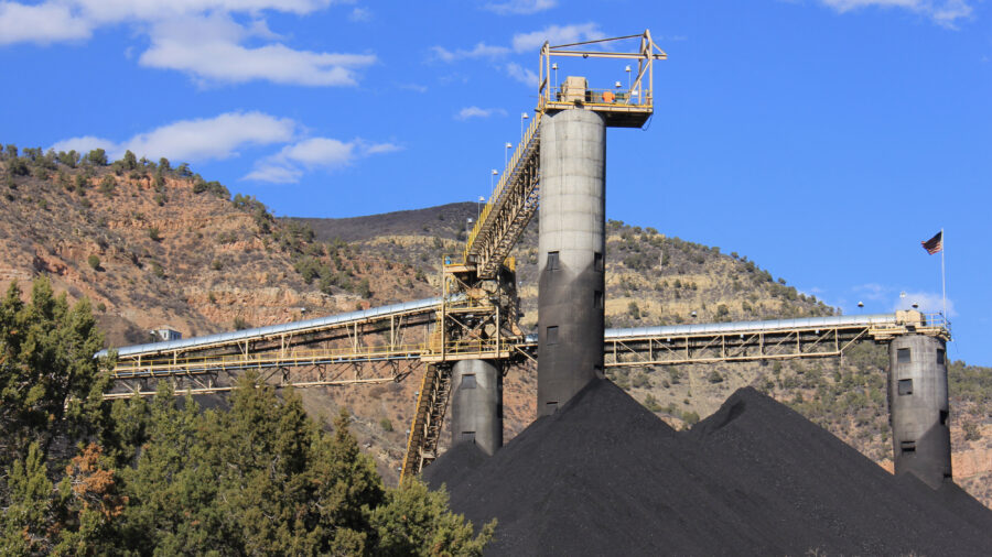 A coal mine operates on leased public land in Colorado. Credit: BLM Colorado