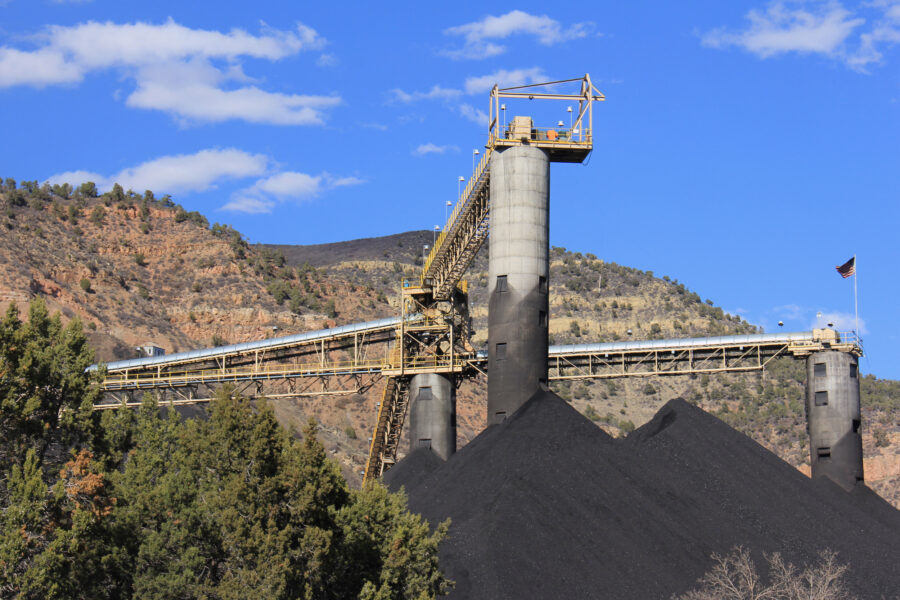 A coal mine operates on leased public land in Colorado. Credit: BLM Colorado