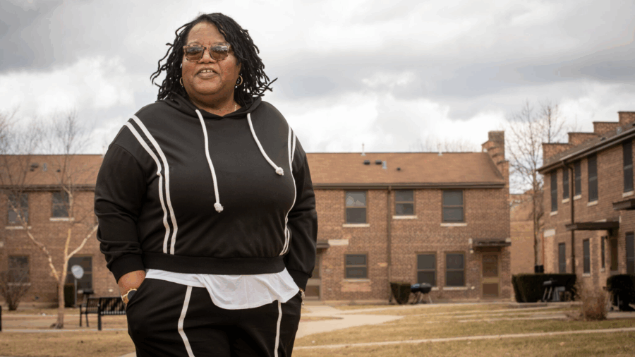 Cheryl Johnson’s Chicago nonprofit, People for Community Recovery, was part of a coalition that received a $2.8 million grant funded through the Biden administration’s Inflation Reduction Act. The Trump administration canceled it this year after just $32,000 were disbursed. Credit: Zubaer Khan/Chicago Sun-Times