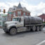 A waste water tank truck drives through Waynesburg, Pa. Credit: Mladen Antonov/AFP via Getty Images