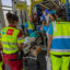 Madrid’s Emergency Medical Service workers transfer a prisoner from Valdemoro prison to Infanta Elena Hospital after he suffered heat stroke amid a heat wave in Spain. Credit: Pierre-Philippe Marcou/AFP via Getty Images