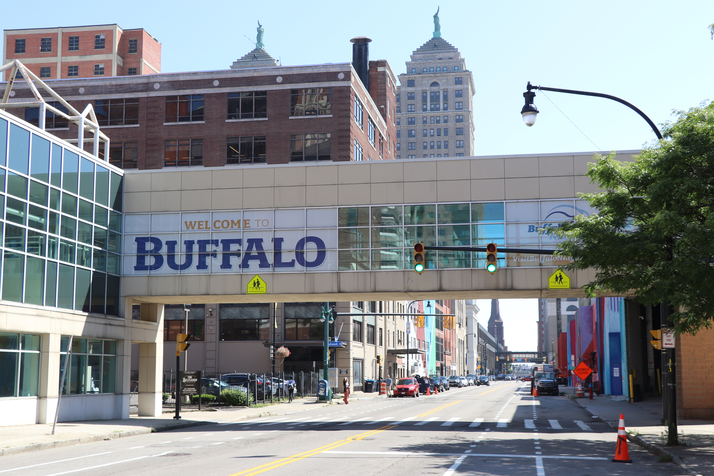 The City of Buffalo was labeled a “climate refuge,” a place with relative safety from the impacts of climate change, by scientists and politicians in the area. Credit: Finya Swai