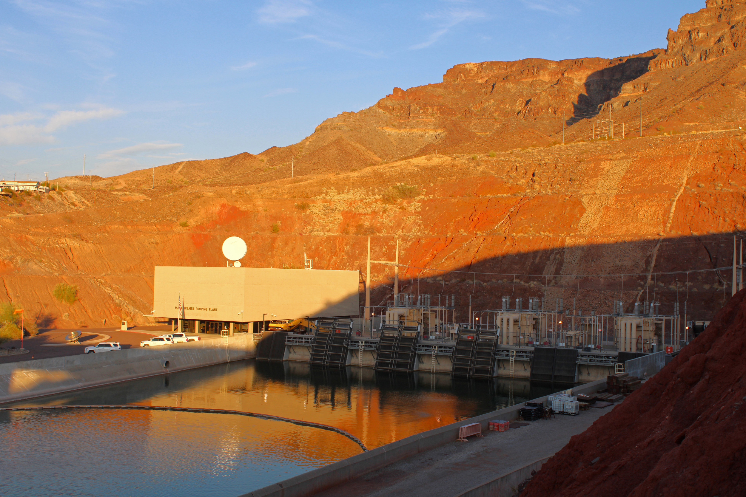 Water from the Colorado River flows into the Central Arizona Project on Aug. 5. Ted Cooke spent much of his career at the agency, and some water leaders worried that he would bring bias from that job into a new federal role. Credit: Alex Hager/KUNC