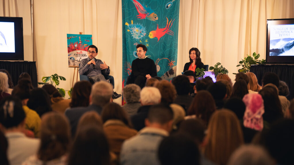 César Rodríguez-Garavito speaks at the MOTH Festival of Ideas on March 13. Credit: CETI