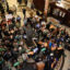 Lobby Day participants gather in the state capitol rotunda for the “People over Polluters” rally in the Illinois Capitol Building rotunda on Wednesday. Credit: Andrew Montequin/Inside Climate News