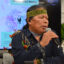 José Gualinga, a leader of the Kichwa People of Sarayaku, speaks at an Indigenous council event in New York City on Sept. 22. Credit: Courtesy of GARN