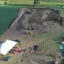 A wetland is seen under construction on Jim Fulton’s farm in Livingston County, Ill. Credit: Illinois Land Improvement Contractors Association Inc.
