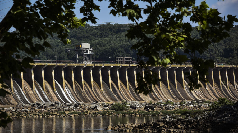 The Conowingo Dam, on the Susquehanna River in Darlington, Maryland, on July 2, 2017. Credit: Bill O'Leary/The Washington Post via Getty Images