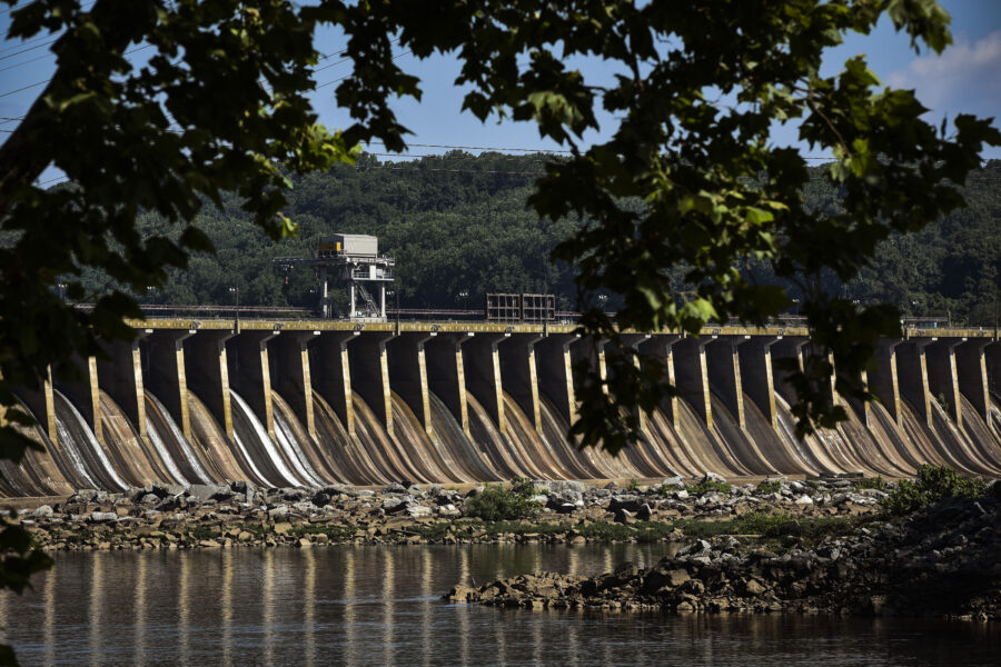 The Conowingo Dam, on the Susquehanna River in Darlington, Maryland, on July 2, 2017. Credit: Bill O'Leary/The Washington Post via Getty Images