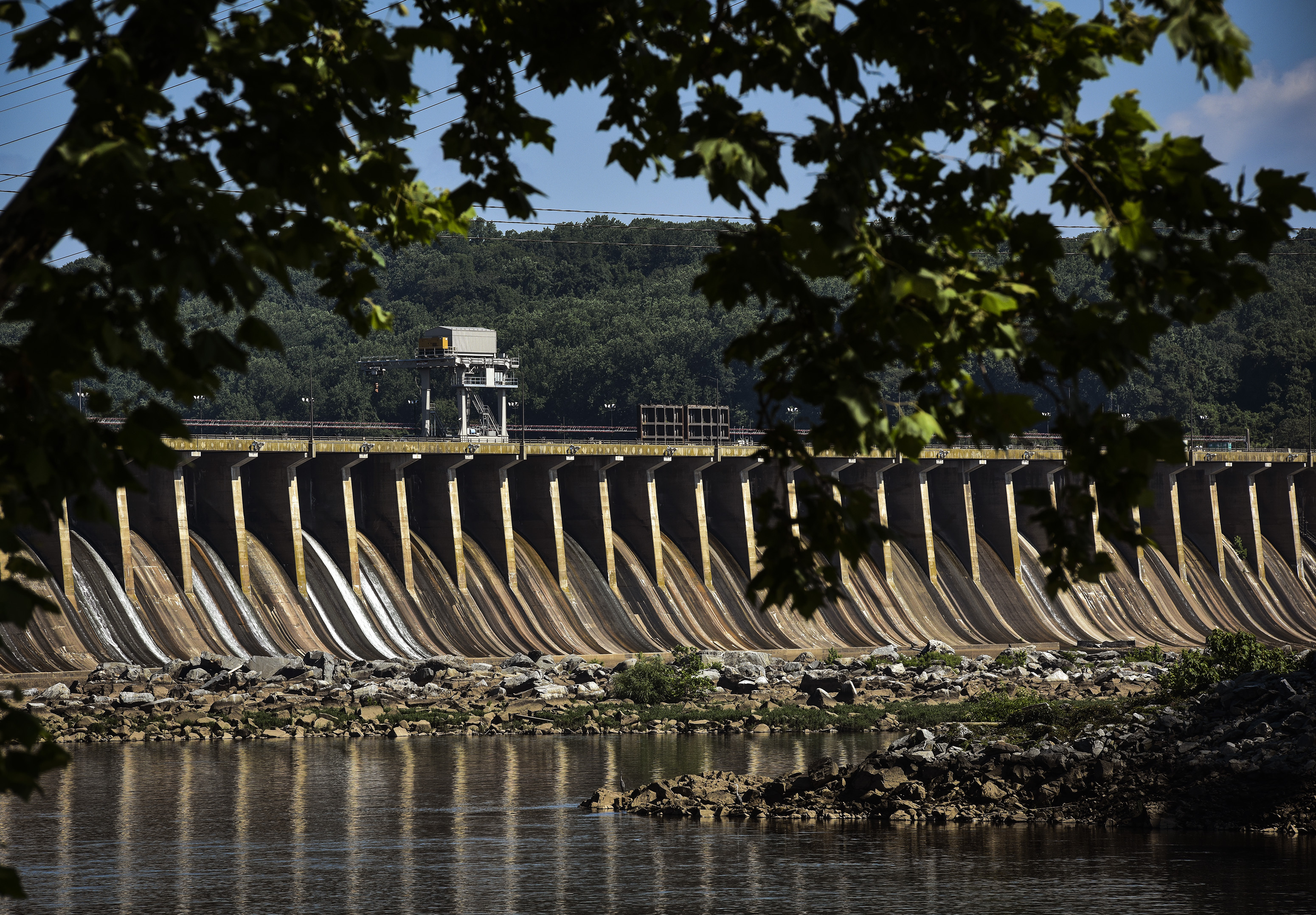 The Conowingo Dam, on the Susquehanna River in Darlington, Maryland, on July 2, 2017. Credit: Bill O'Leary/The Washington Post via Getty Images