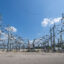 An electric substation is seen at a power plant in Houston. Credit: Brandon Bell/Getty Images