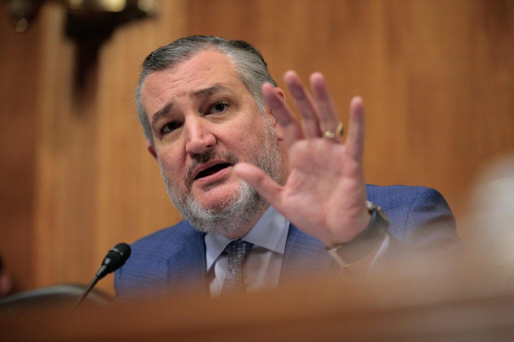 Sen. Ted Cruz presides over a subcommittee hearing in the Dirksen Senate Office Building on June 3 in Washington, D.C. Credit: Chip Somodevilla/Getty Images