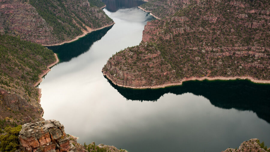 The Green River makes its way to Flaming Gorge reservoir near the border of Utah and Wyoming. Credit: Trout Unlimited