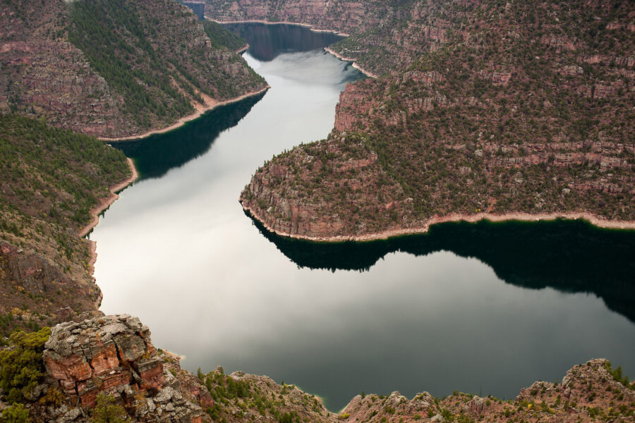 The Green River makes its way to Flaming Gorge reservoir near the border of Utah and Wyoming. Credit: Trout Unlimited