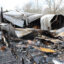 The remnants of a fatal home explosion above the Oak Grove mine in March 2024. Credit: Courtesy of the Alabama Fire Marshal’s Office
