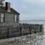 Photo of the Counting House during the 2024 Nor'easter. Credit: Paul Wright