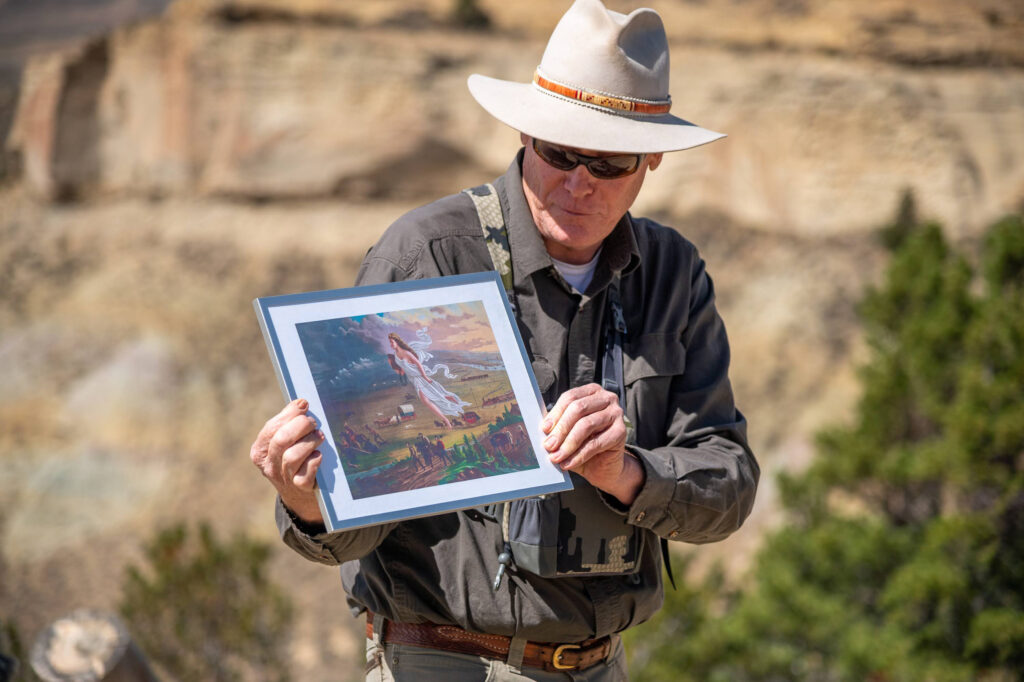 Tom Christiansen, a former sage grouse coordinator with Wyoming Game and Fish. Credit: Michael Kodas/Inside Climate News