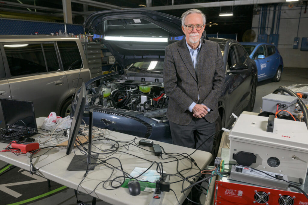 Willett Kempton is a University of Delaware professor who first wrote about the potential of vehicle-to-grid power in 1997. Credit: University of Delaware