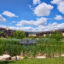 Epic’s corporate headquarters in Verona, Wis., features a geothermal heating and cooling network buried beneath the buildings. Credit: Courtesy of Epic