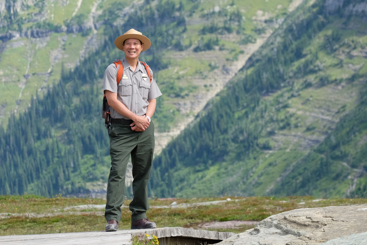 Jeff Mow, the former superintendent of Glacier National Park, says privatizing national parks would limit access. “They would become national parks for those that can afford it, as opposed to all Americans.” Credit: Tami A. Heilemann/DOI
