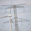 Power lines and a wind turbine rise above the rural landscape of Dwight, Ill. Credit: Scott Olson/Getty Images