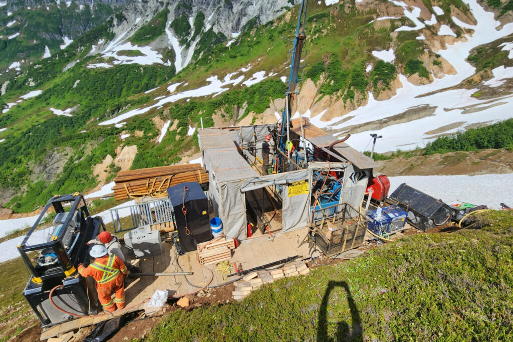 A drilling pad at the Johnson Tract project. Credit: Courtesy of Contango Ore