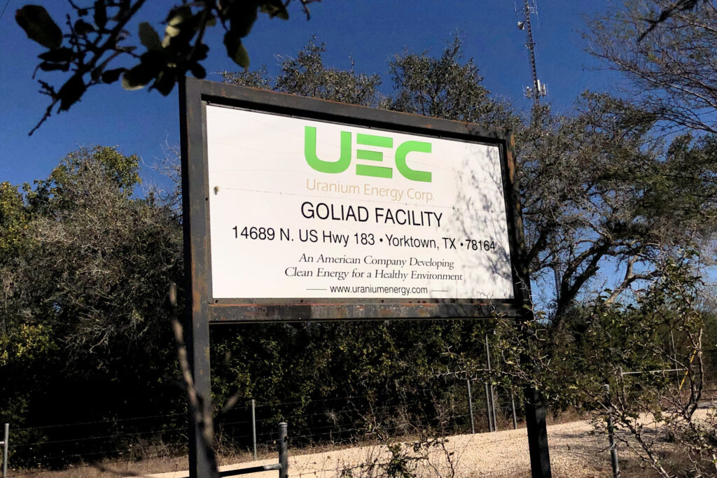 The site of Uranium Energy Corporation’s inactive mine in Goliad County. Credit: Dylan Baddour/Inside Climate News