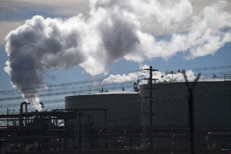 A view of Chevron’s El Segundo refinery in California. Credit: Patrick T. Fallon/AFP via Getty Images
