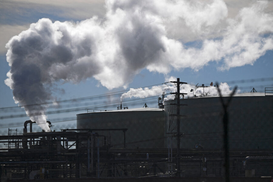 A view of Chevron’s El Segundo refinery in California. Credit: Patrick T. Fallon/AFP via Getty Images